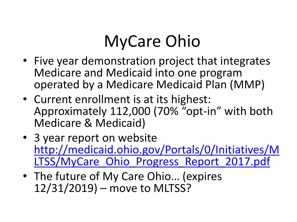 mycare ohio