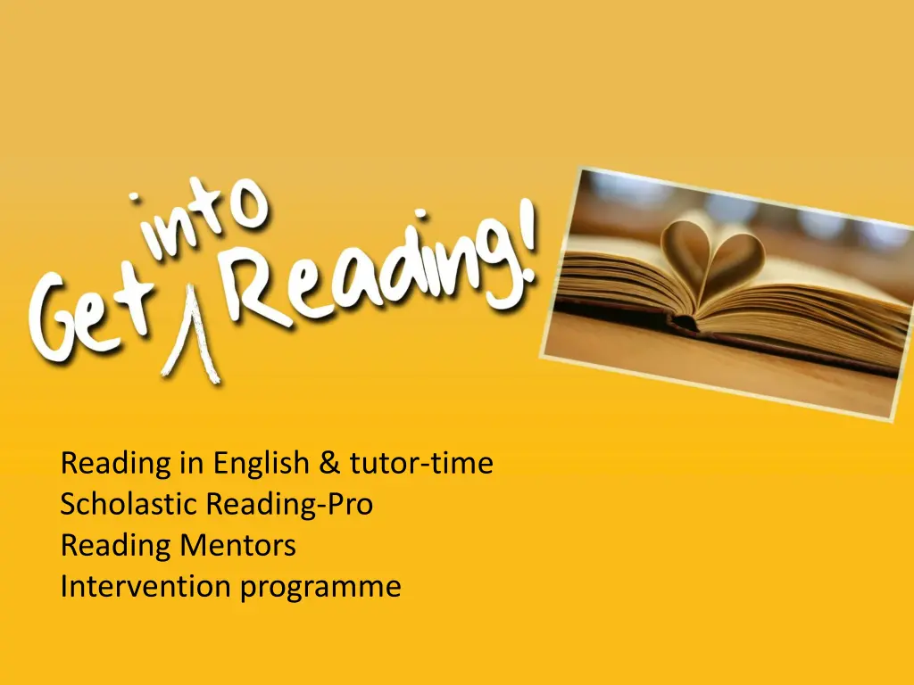reading in english tutor time scholastic reading