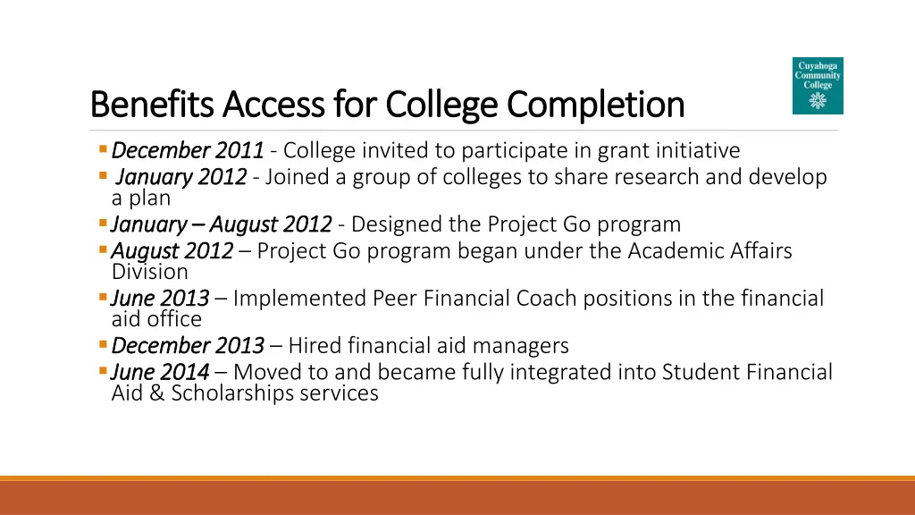 benefits access for college completion benefits 1