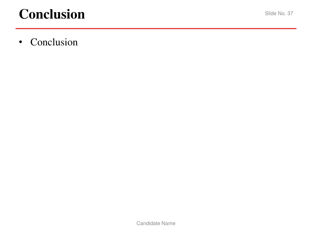 conclusion