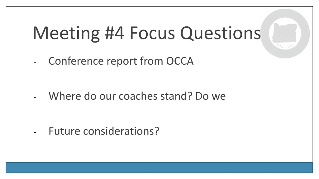 meeting 4 focus questions