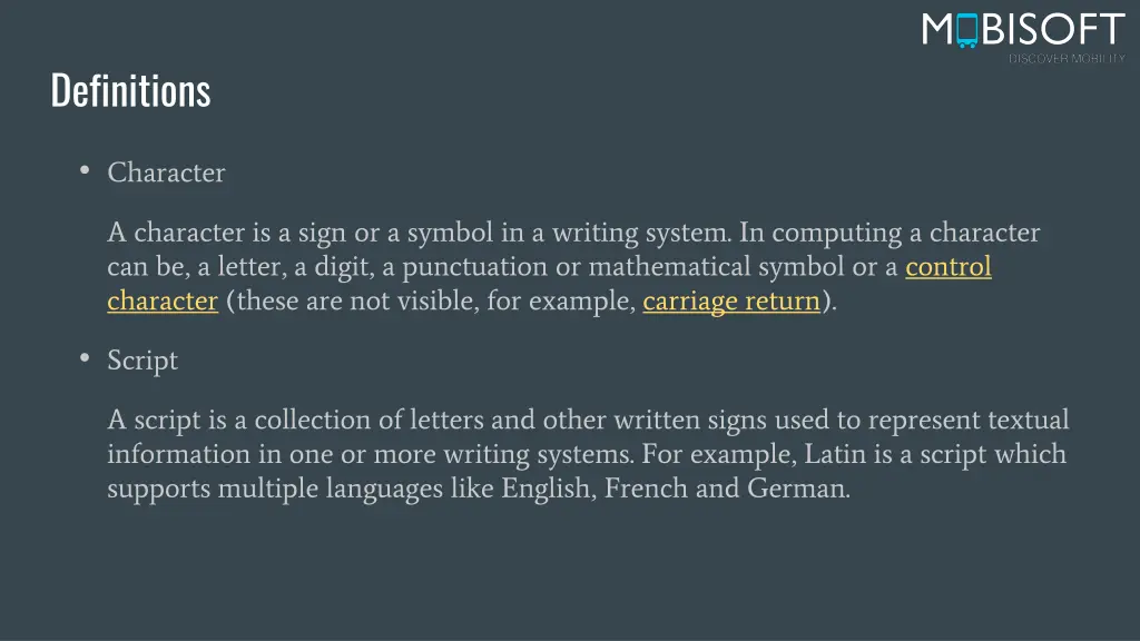 definitions
