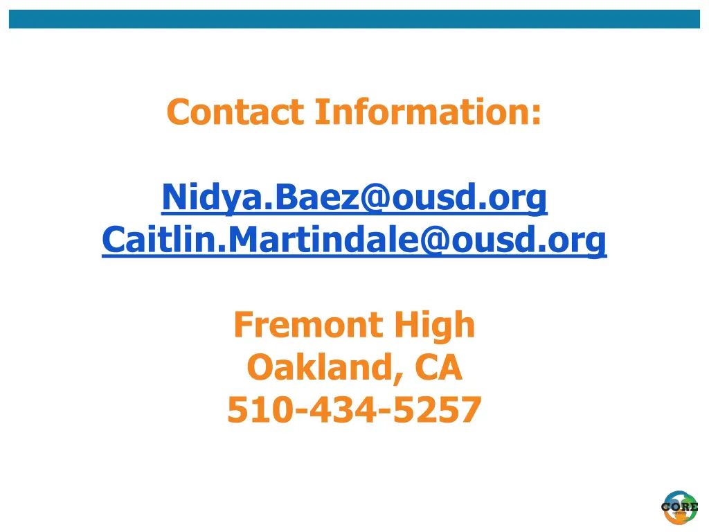 contact information
