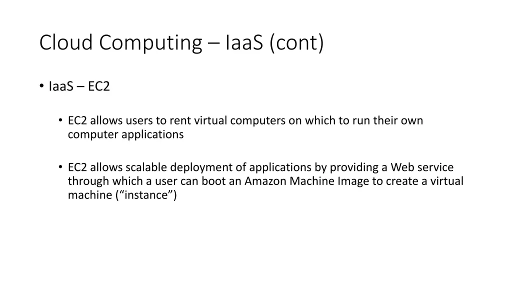 cloud computing iaas cont