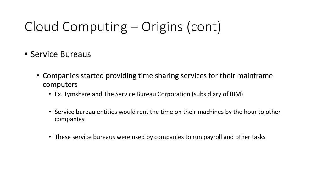 cloud computing origins cont