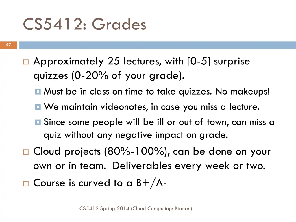 cs5412 grades
