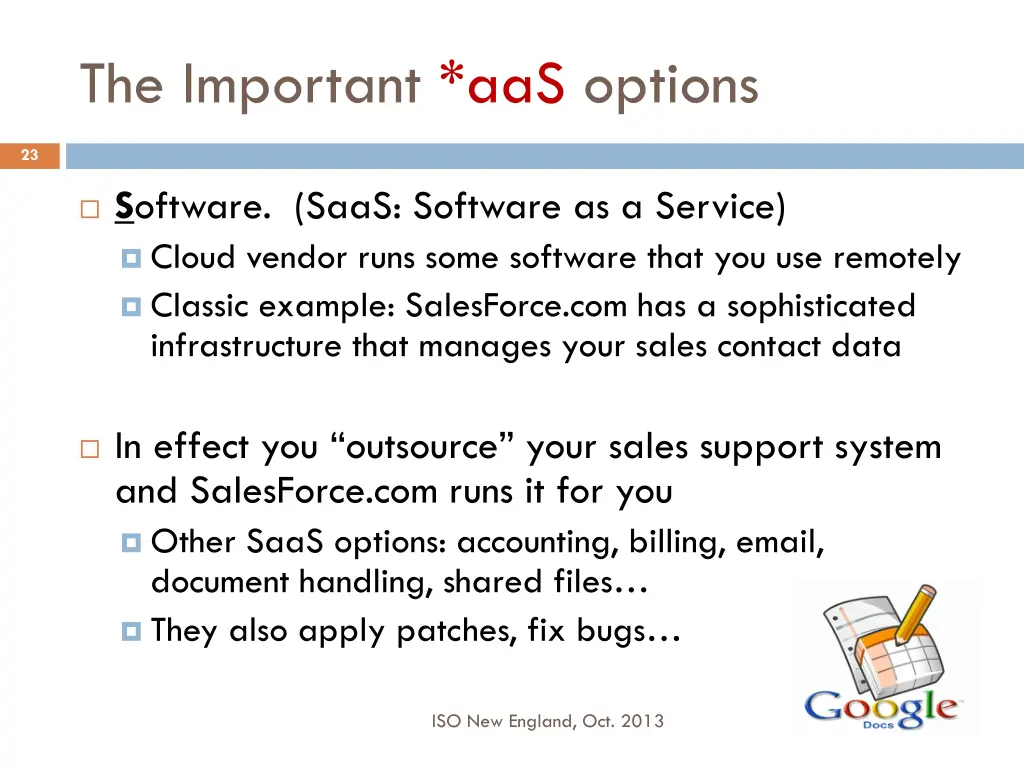 the important aas options 1