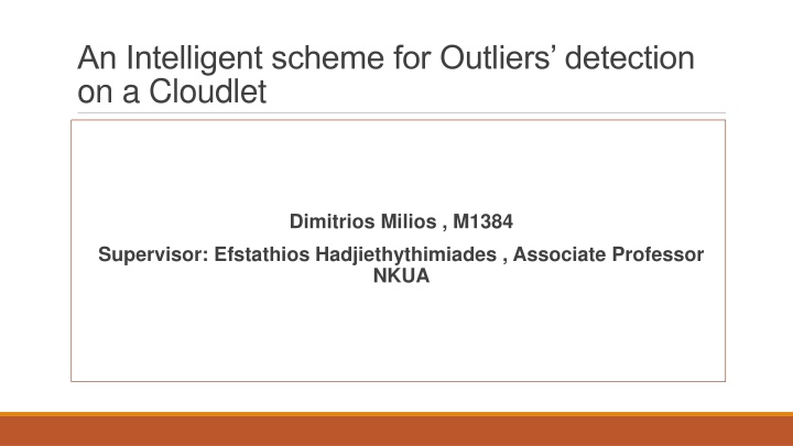 an intelligent scheme for outliers detection