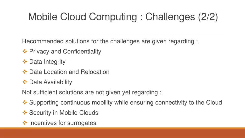 mobile cloud computing challenges 2 2