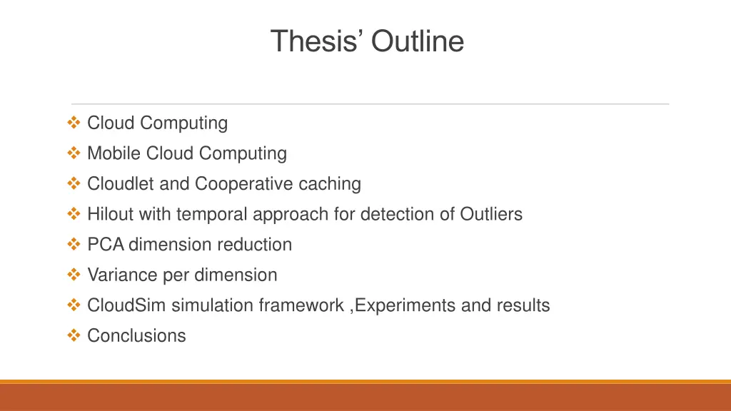 thesis outline