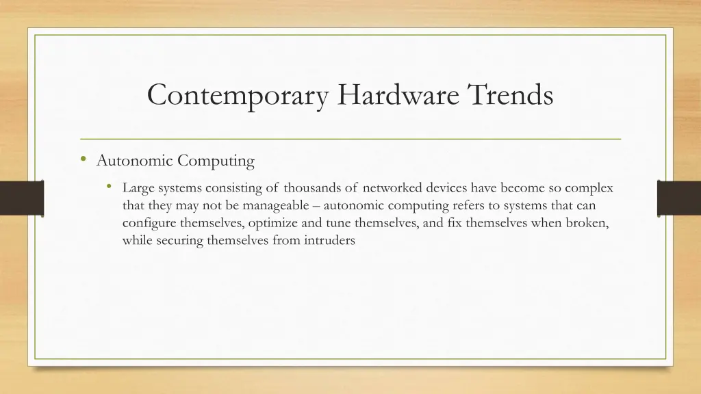 contemporary hardware trends 5