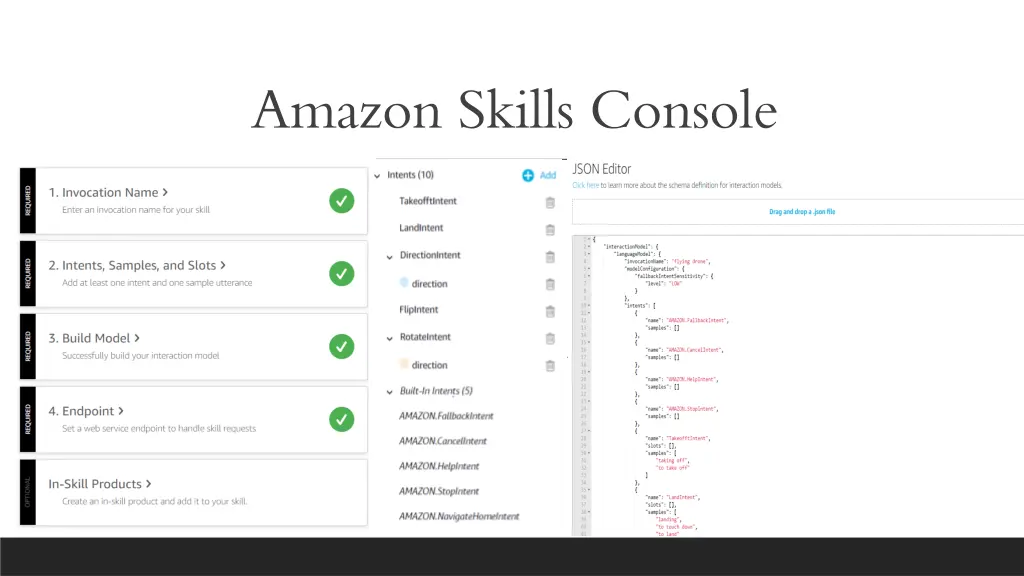 amazon skills console
