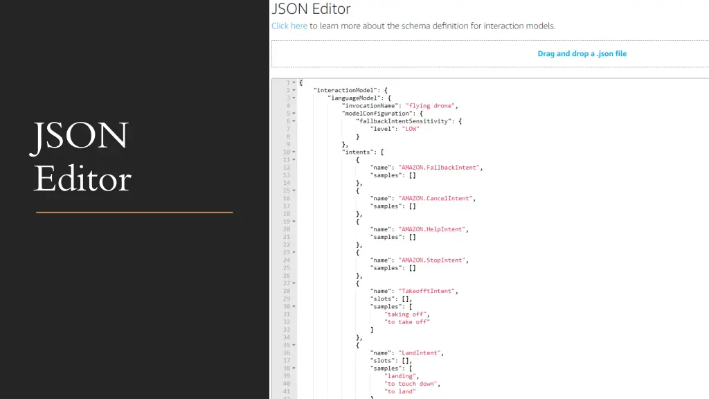 json editor