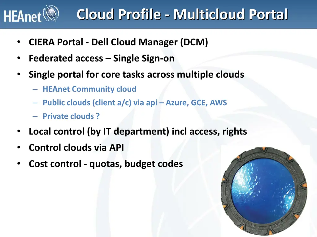cloud profile multicloud portal