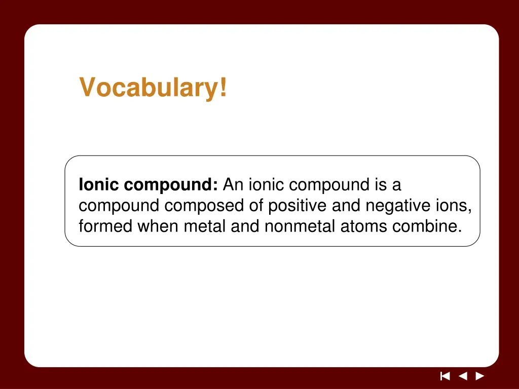 vocabulary