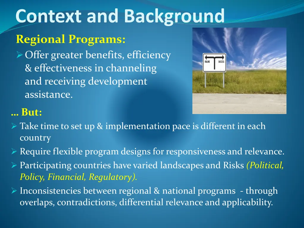 context and background