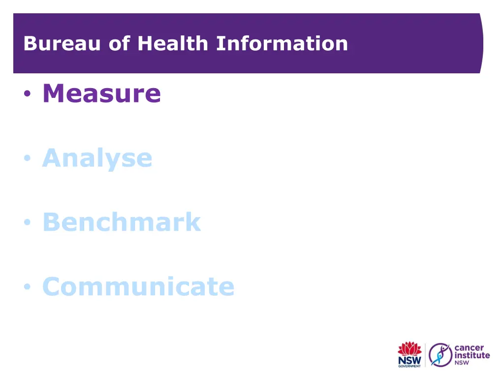 bureau of health information 2