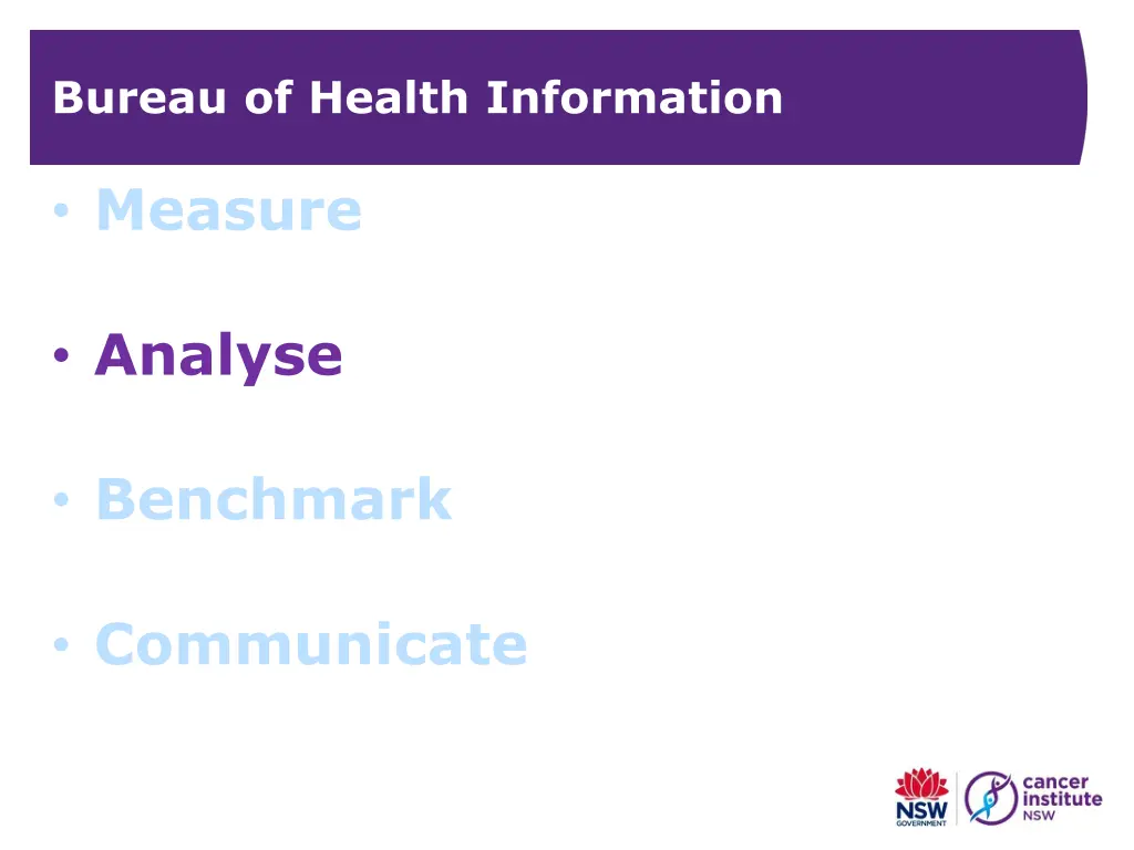 bureau of health information 3