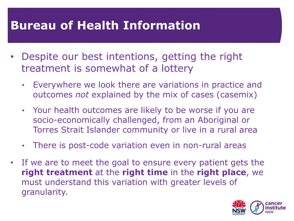 bureau of health information 4
