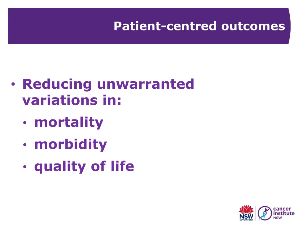 patient centred outcomes 1