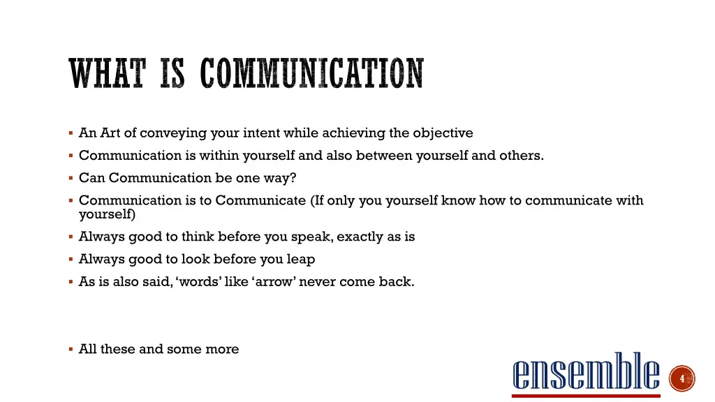 what is communication
