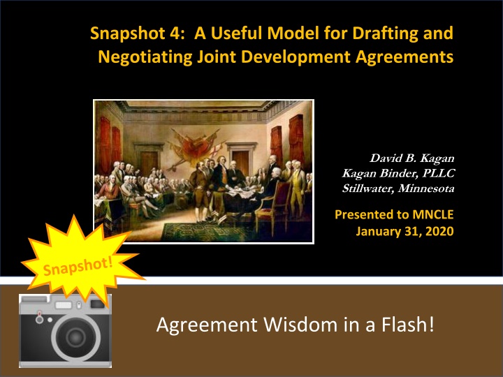 snapshot 4 a useful model for drafting