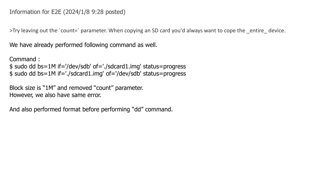 information for e2e 2024 1 8 9 28 posted