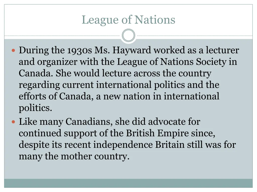 league of nations