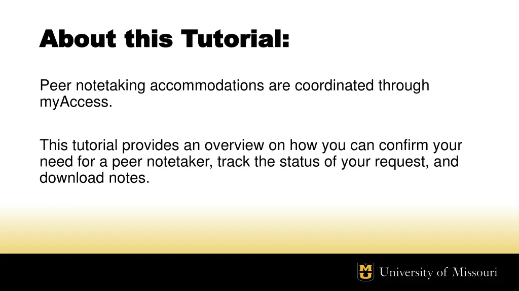 about this tutorial about this tutorial