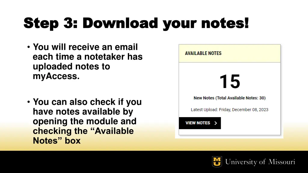 step 3 download your notes step 3 download your