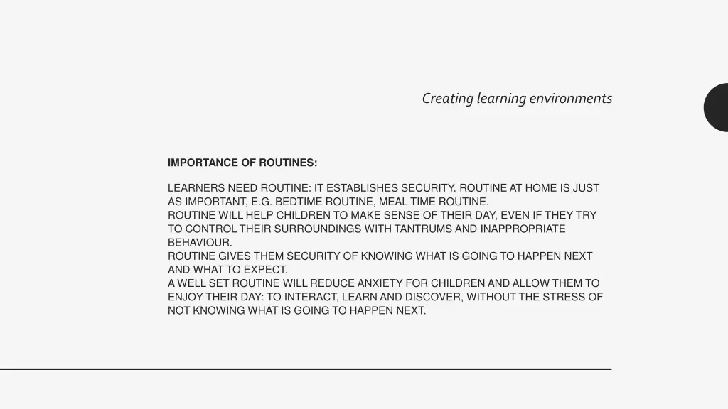creating learning environments 10