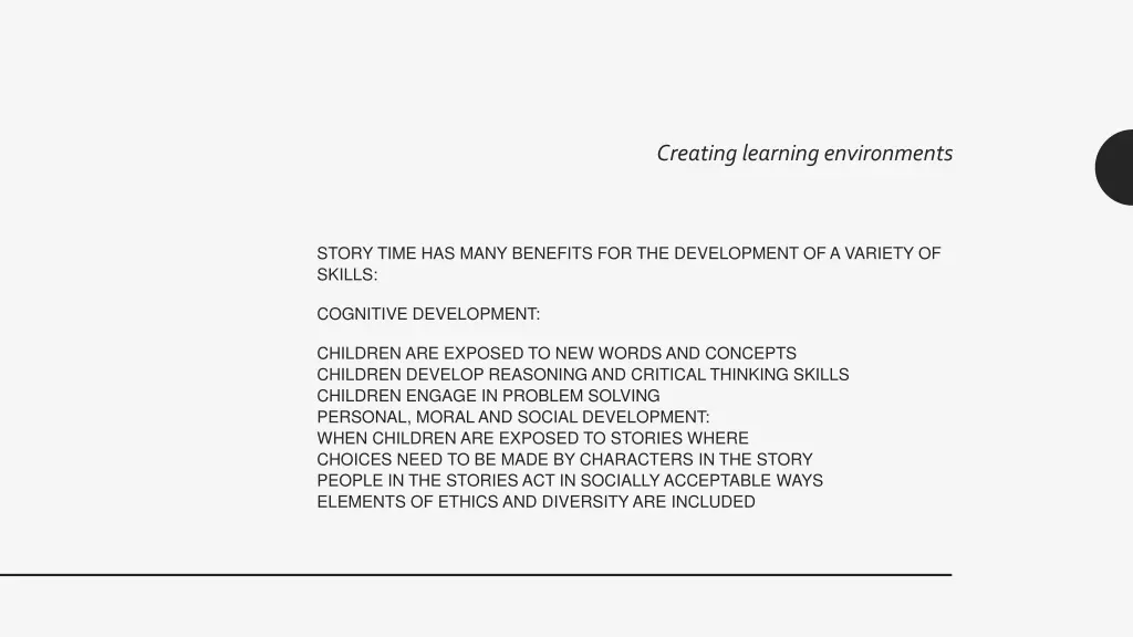 creating learning environments 15