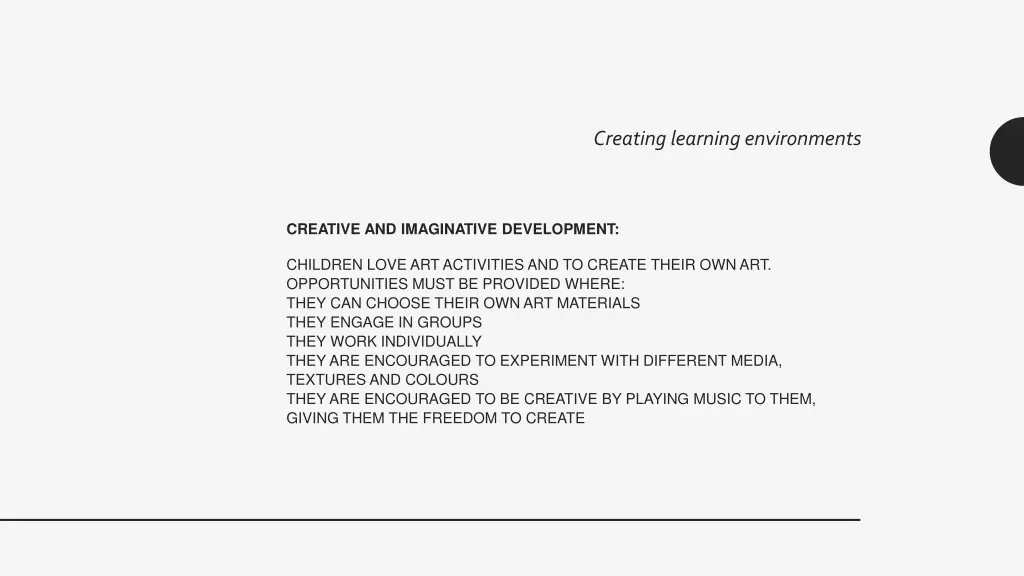 creating learning environments 16
