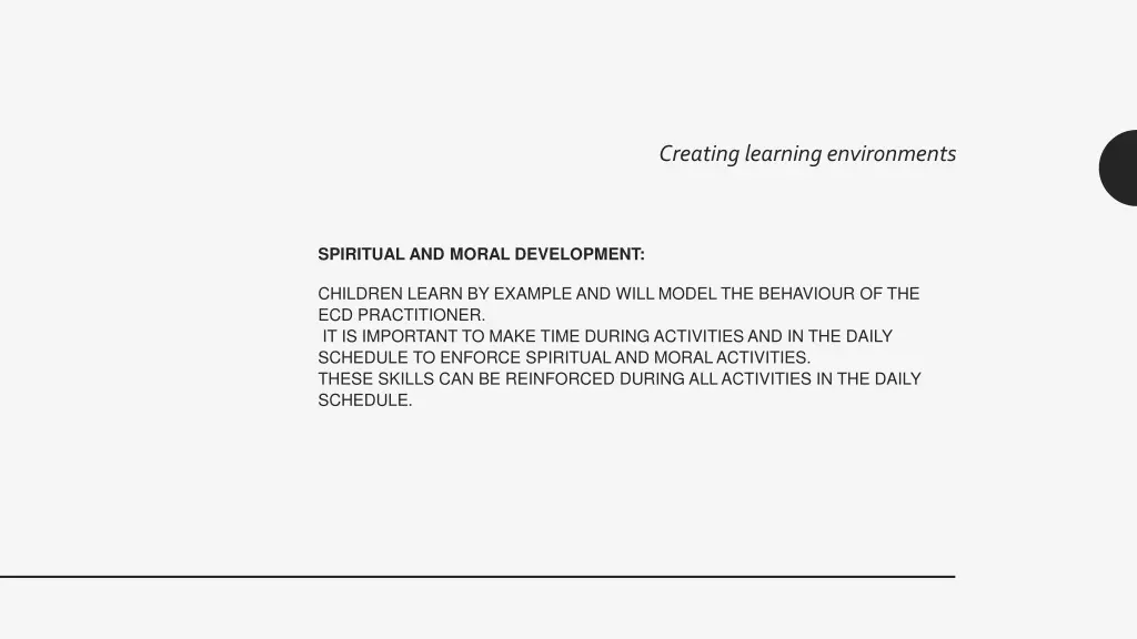 creating learning environments 19