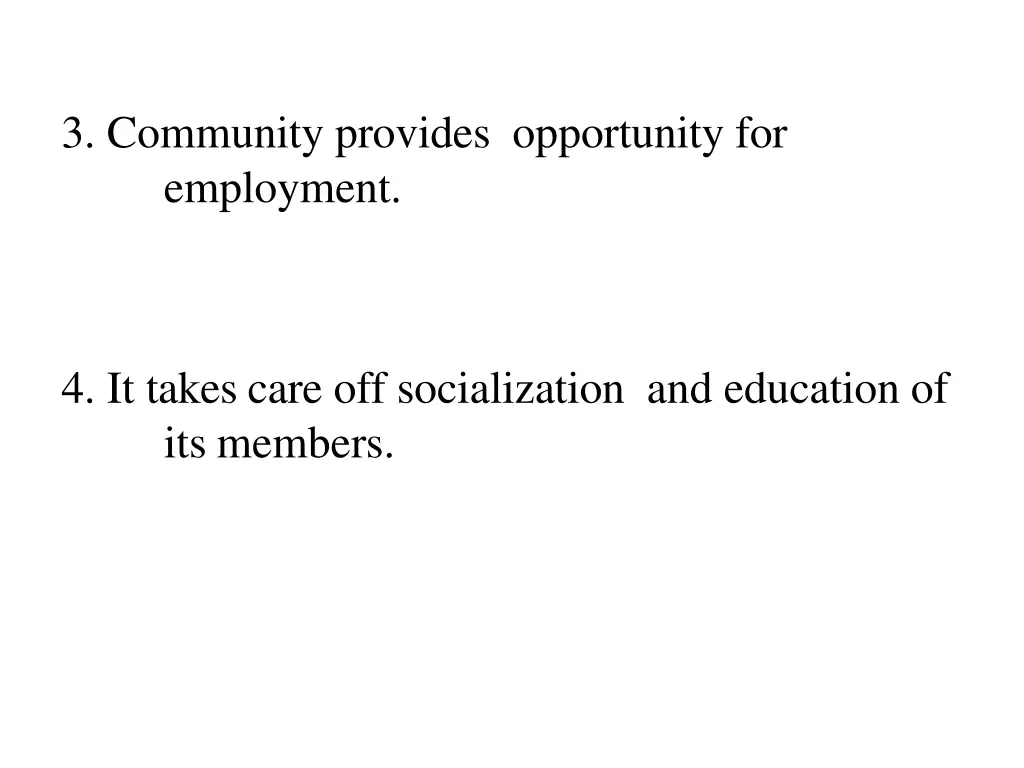 3 community provides opportunity for employment