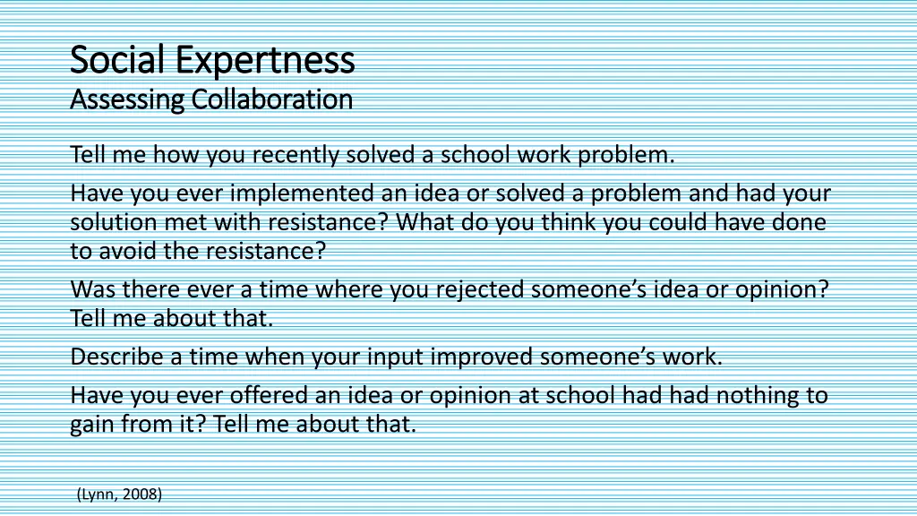 social expertness social expertness assessing 1