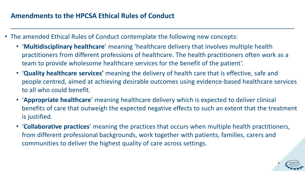amendments to the hpcsa ethical rules of conduct 1