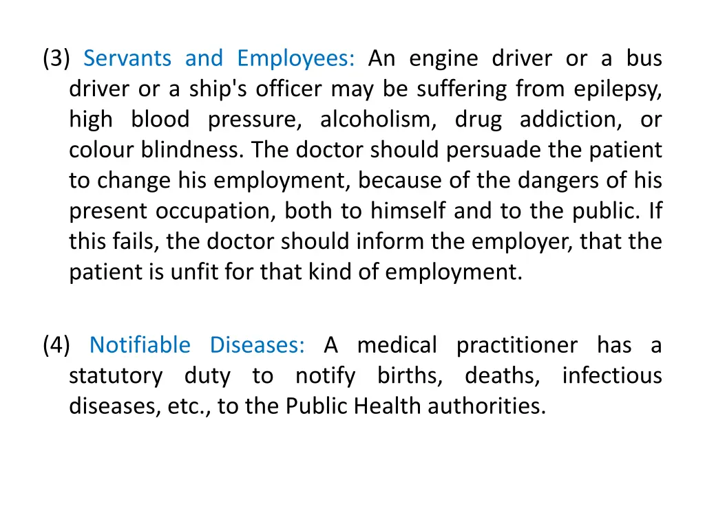 3 servants and employees an engine driver