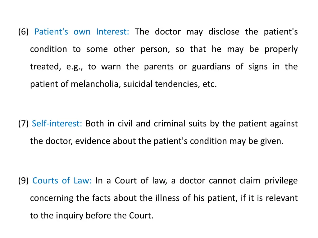 6 patient s own interest the doctor may disclose