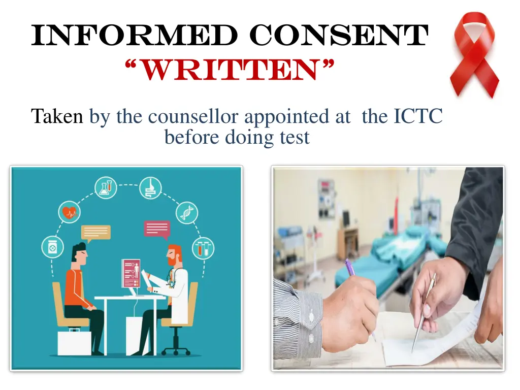 informed consent informed consent written written