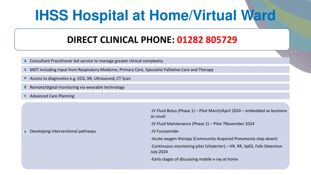 ihss hospital at home virtual ward