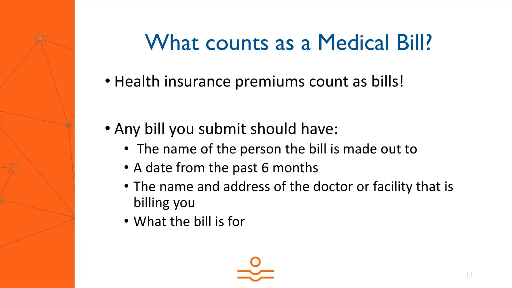 what counts as a medical bill