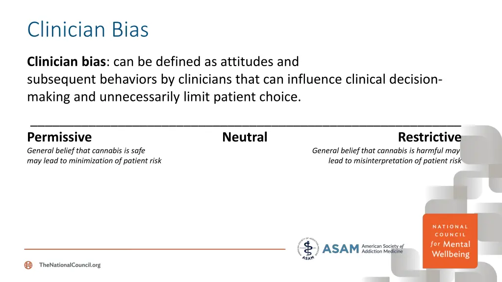 clinician bias