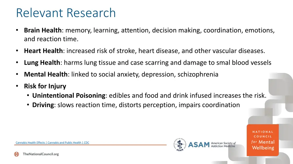 relevant research
