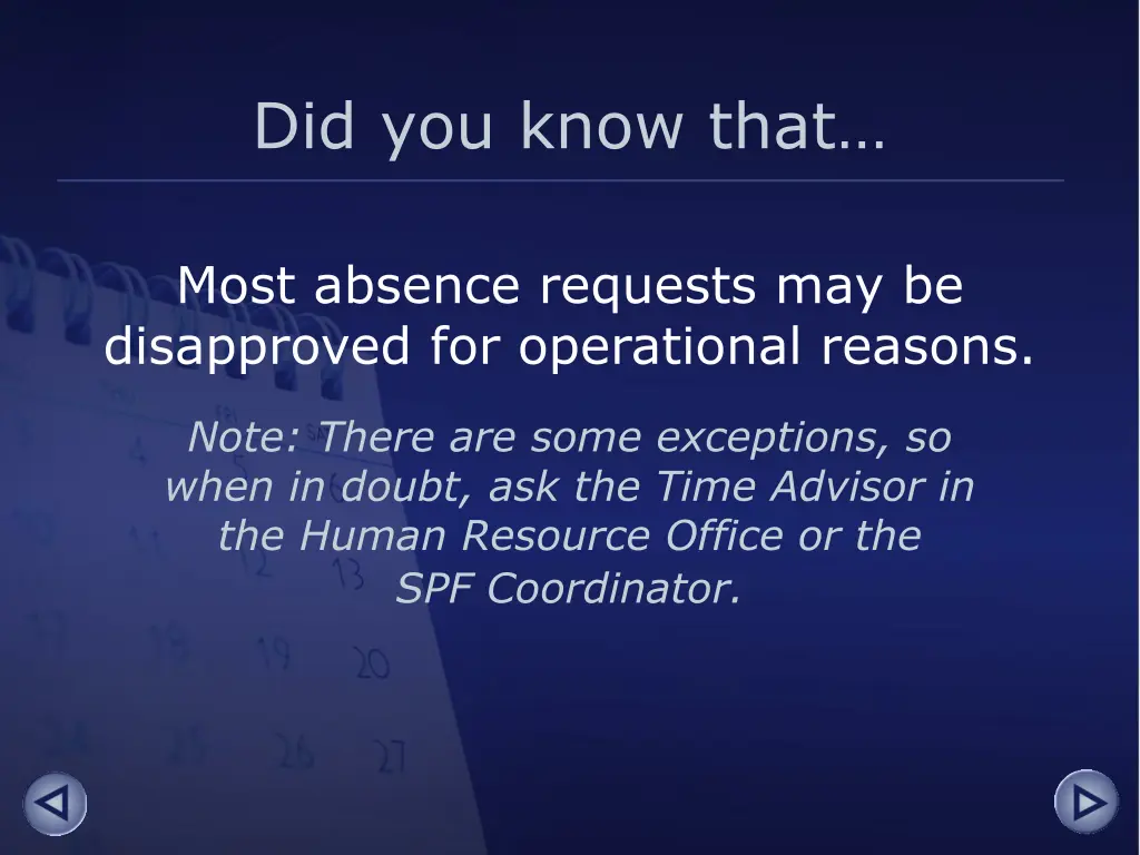 did you know that