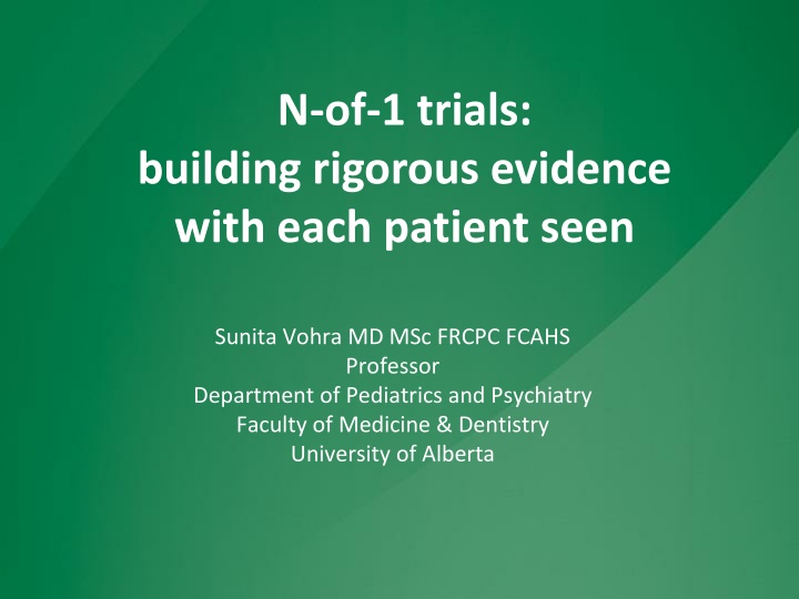n of 1 trials