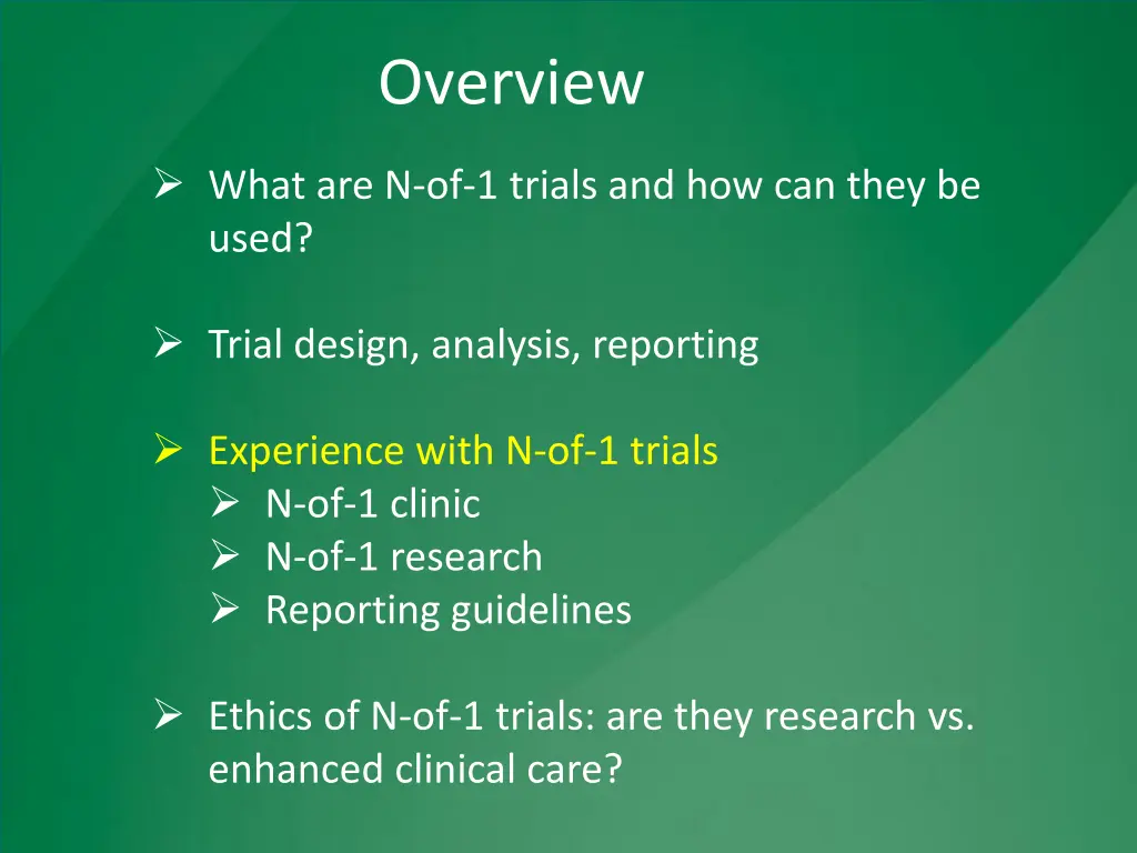 overview 2
