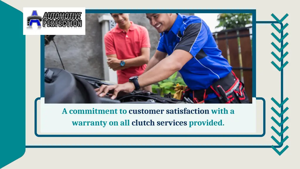 a commitment to customer satisfaction with