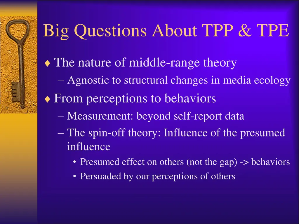 big questions about tpp tpe 1