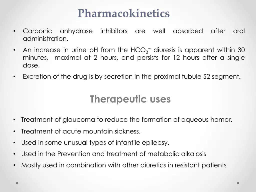 pharmacokinetics